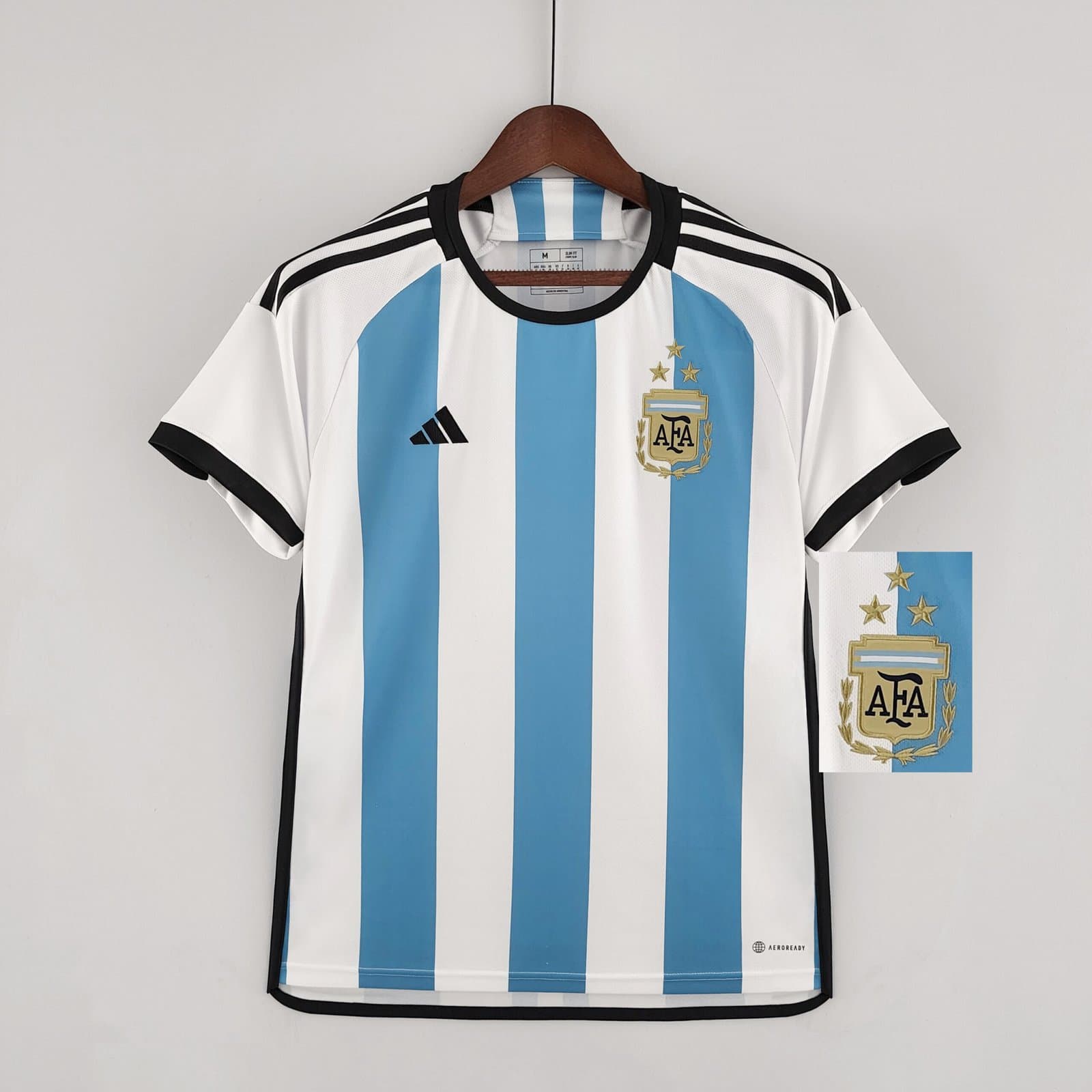 Argentina 3 Estrellas Qatar 2022 1a Eq. — vista frontal