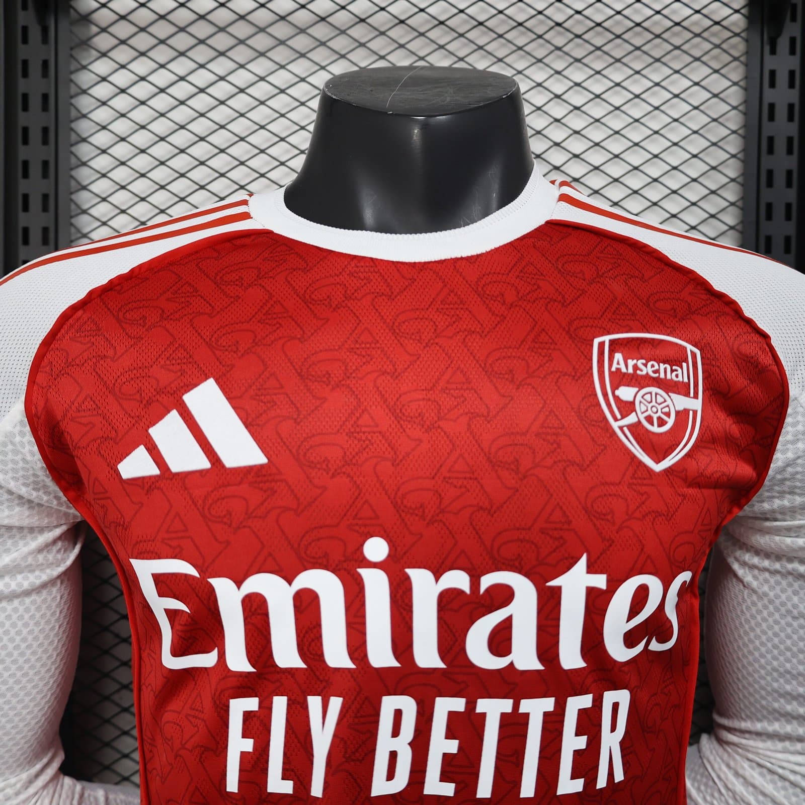 Arsenal 2025/26 1a Eq. (Ed. Jugador) Manga Larga — vista trasera