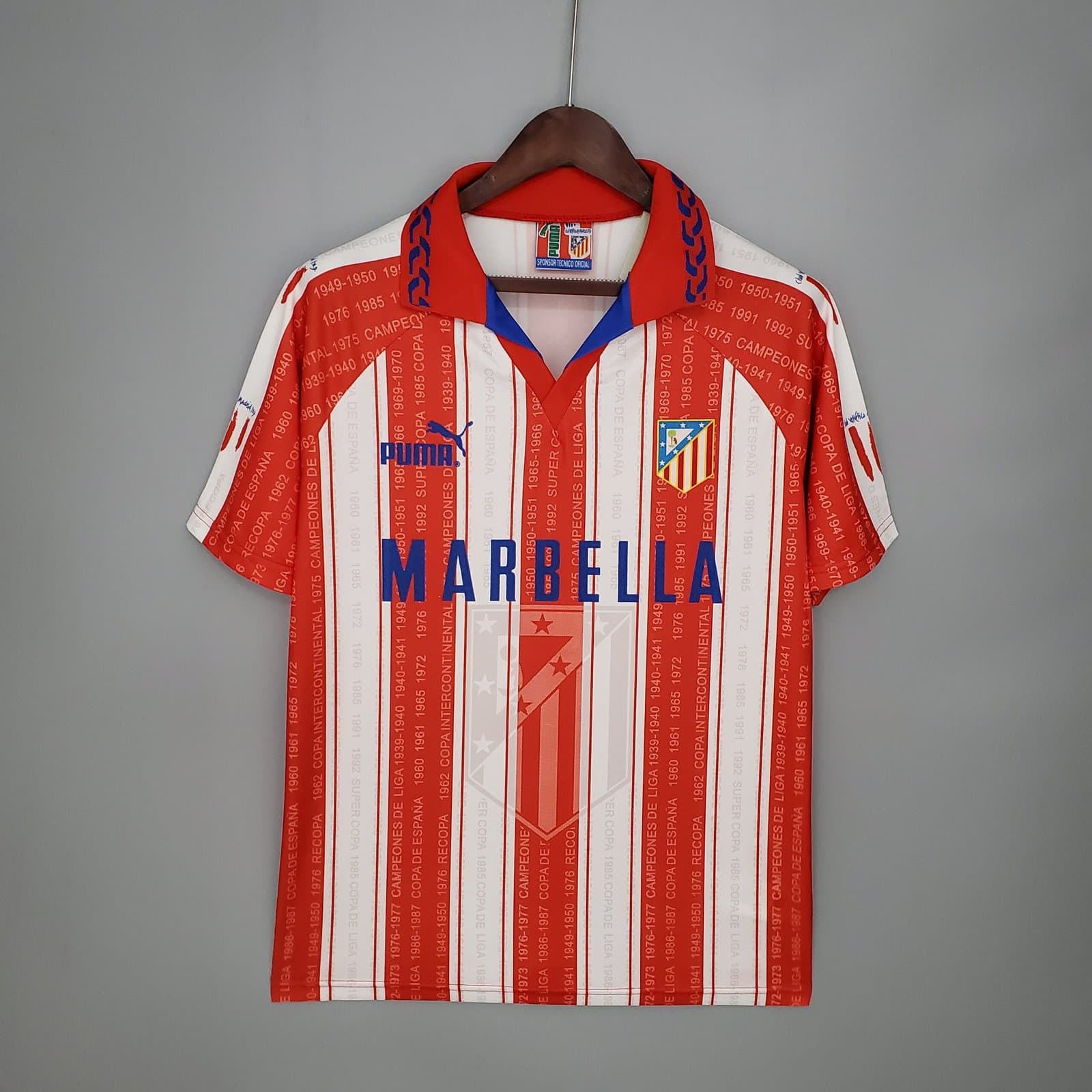 Atlético de Madrid 1995/96 1a Eq. — vista frontal