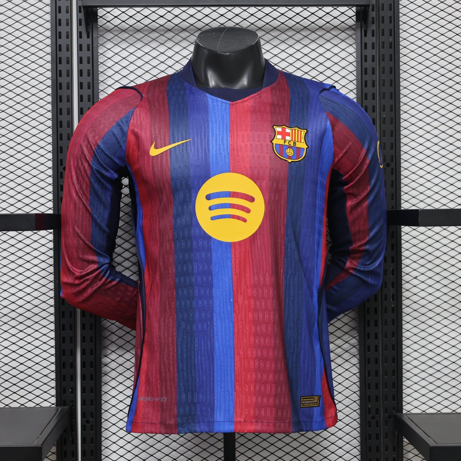 FC Barcelona 2026/27 1a Eq. (Ed. Jugador) Manga Larga — vista frontal