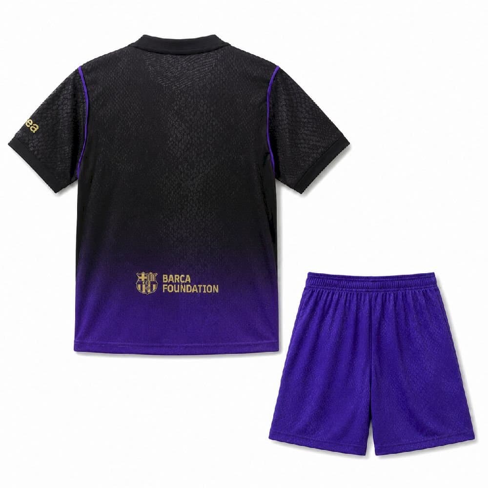 FC Barcelona 2026/27 2a Eq. Niño — vista trasera