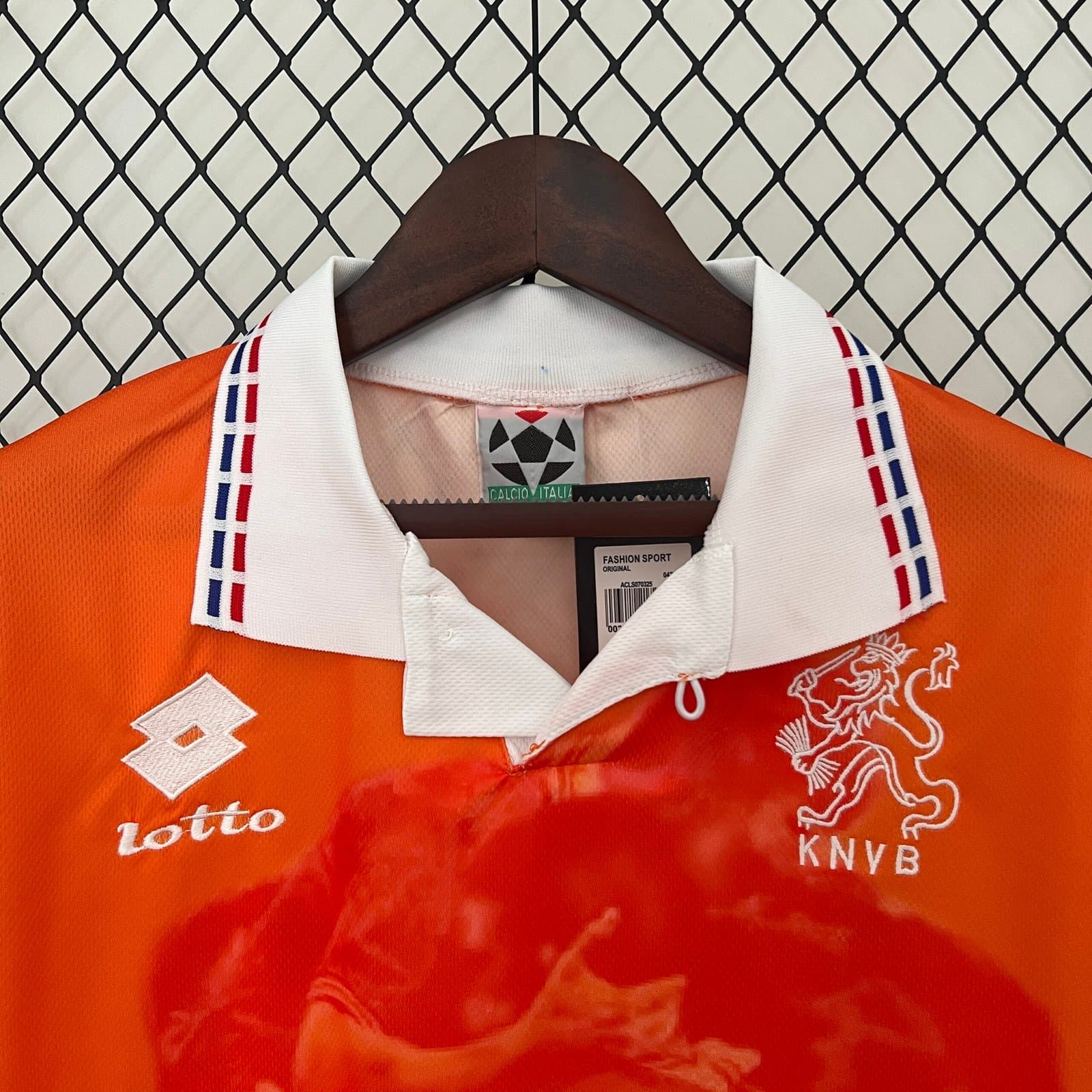 Holanda Inglaterra 1996 1a Eq. — vista trasera
