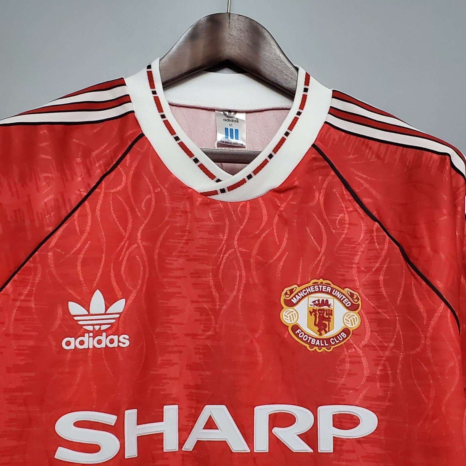 Man. United 1990/92 1a Eq. — vista trasera