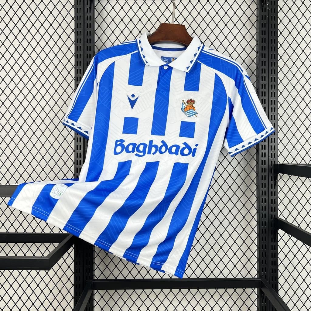 Real Sociedad 2025/26 Retro — vista frontal