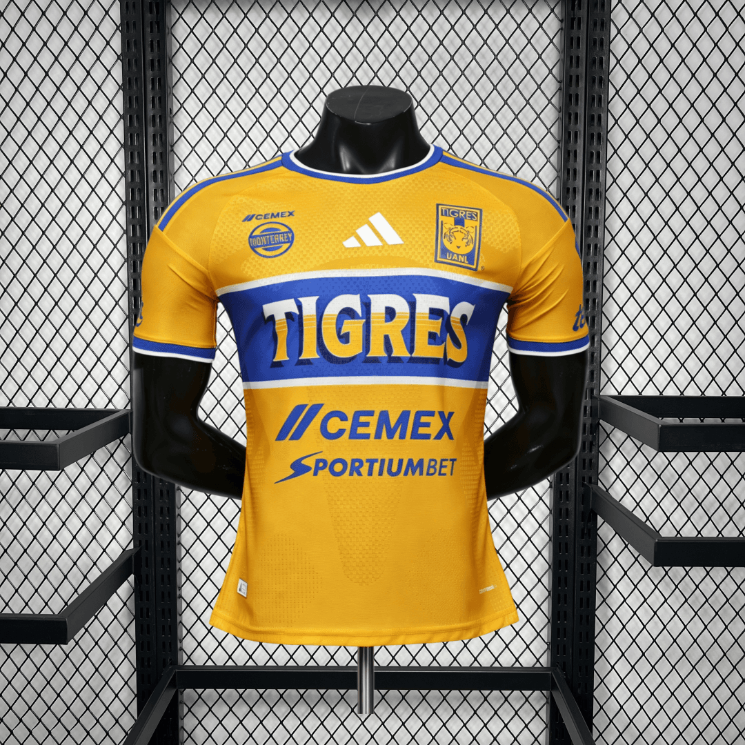 Tigres UANL 2026/27 1a Eq. (Ed. Jugador) — vista frontal