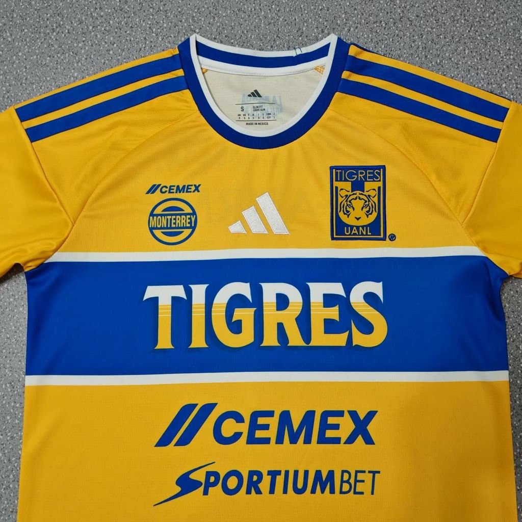 Tigres UANL 2026/27 1a Eq. — vista trasera