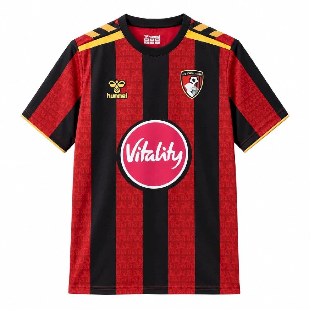 Bournemouth 2026/27 1a Eq. — vista frontal