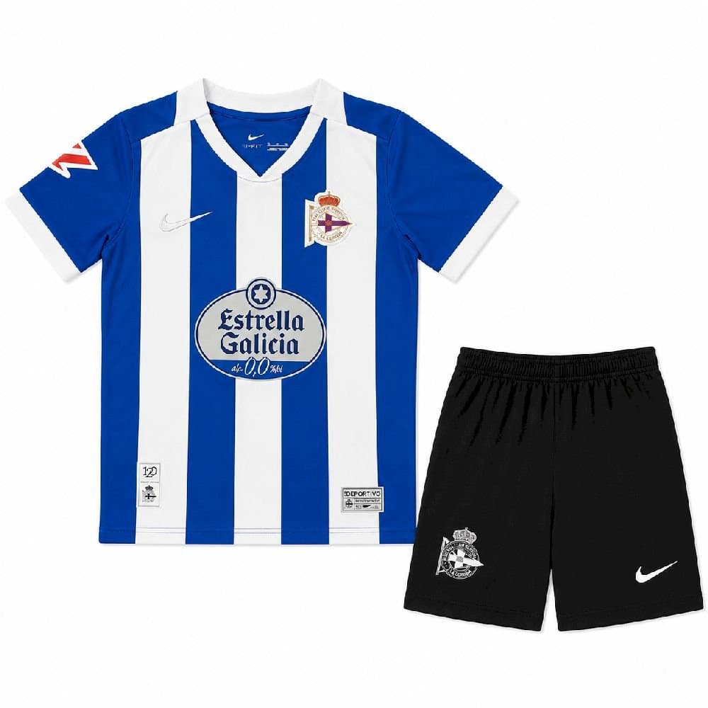 Deportivo de La Coruña 2026/27 1a Eq. Niño — vista frontal