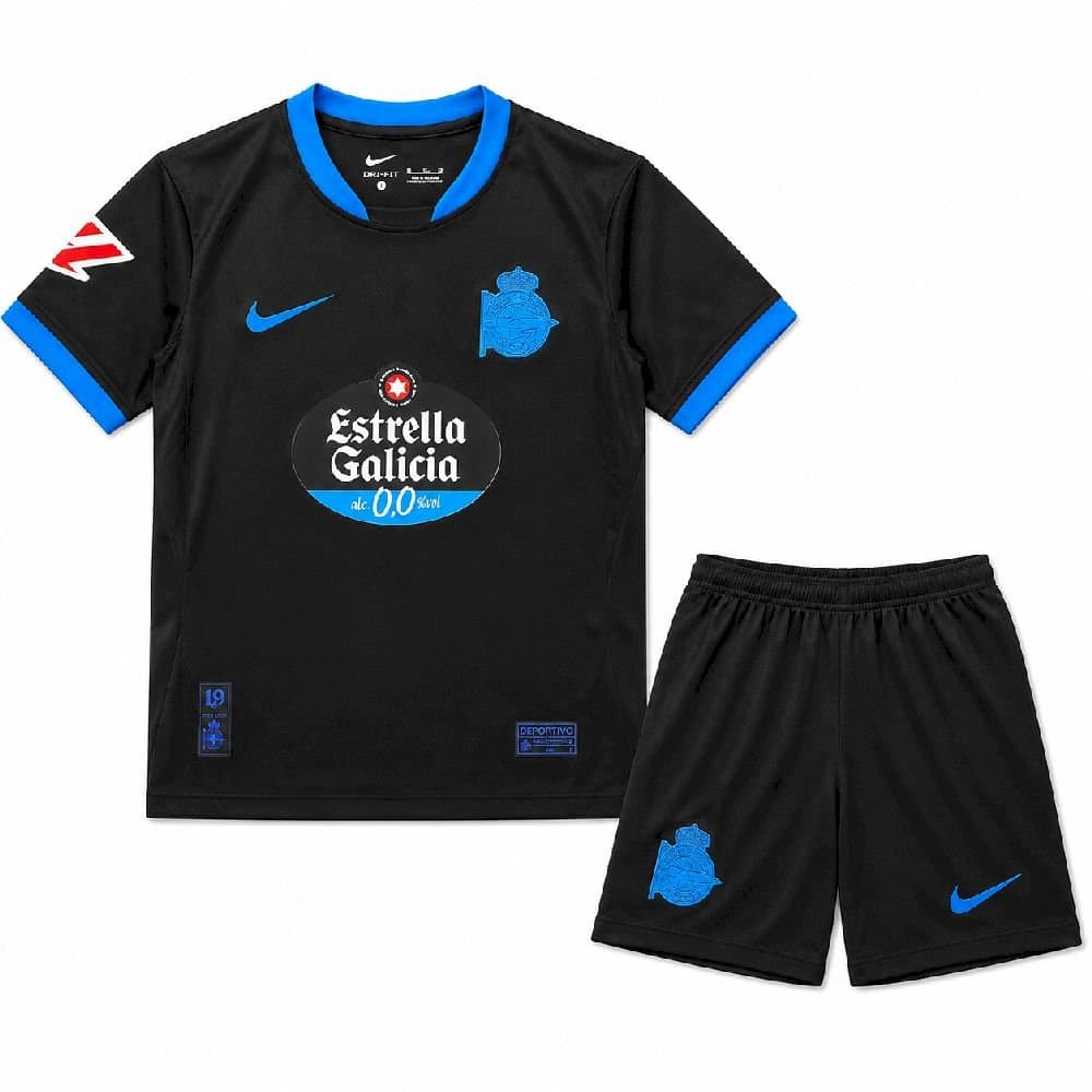 Deportivo de La Coruña 2026/27 2a Eq. Niño — vista frontal