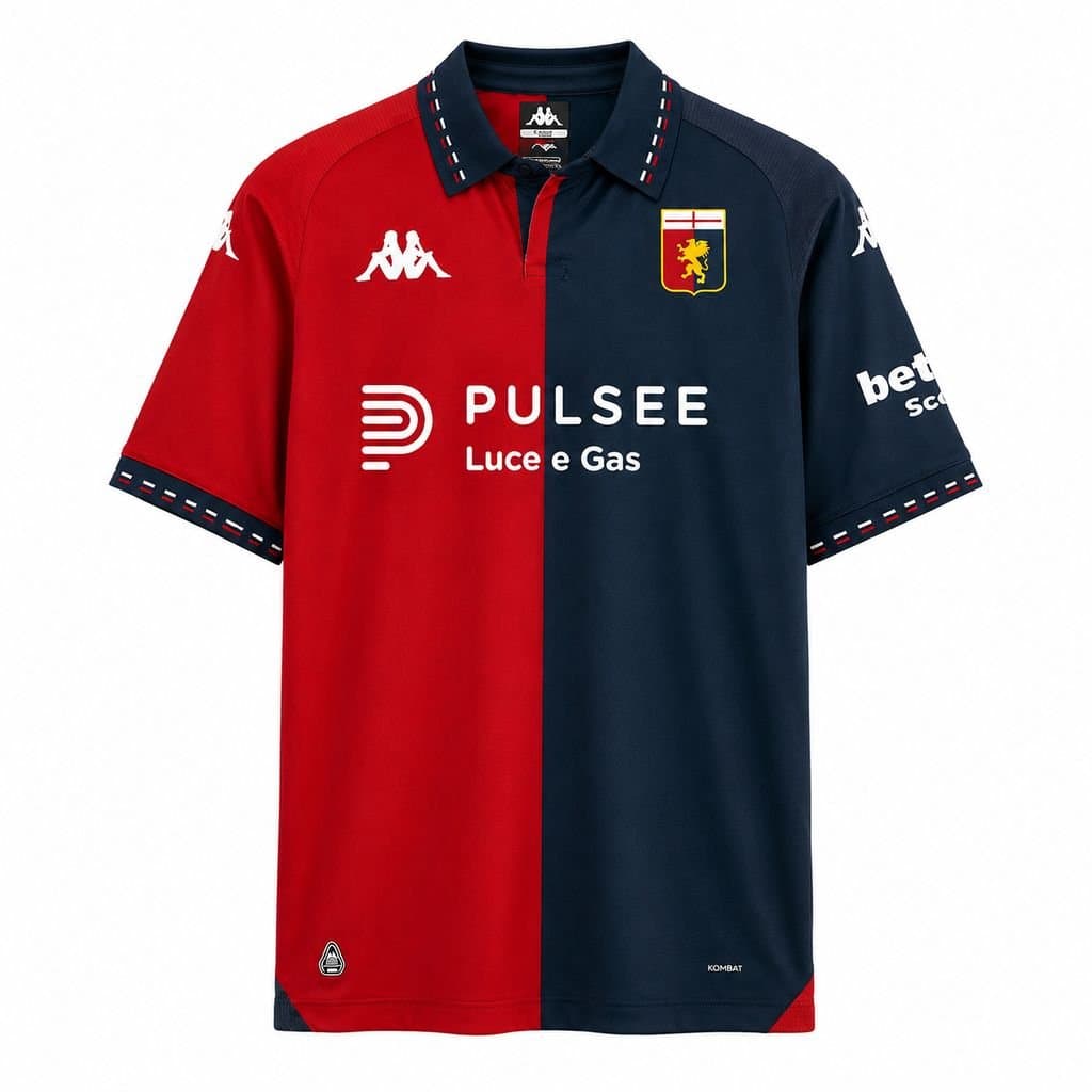 Genoa 2026/27 1a Eq. — vista frontal