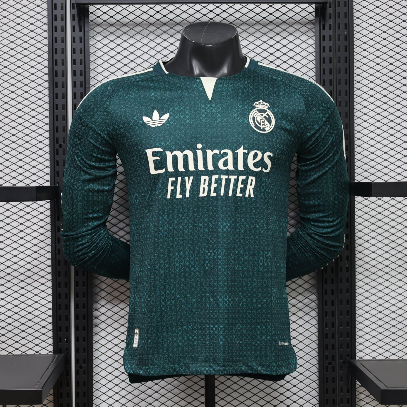 Real Madrid 2026/27 2a Eq. (Ed. Jugador) Manga Larga — vista frontal