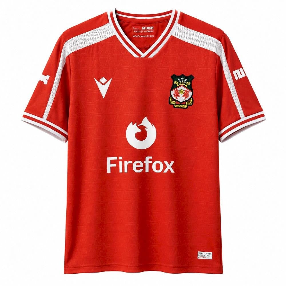 Wrexham 2026/27 1a Eq. — vista frontal